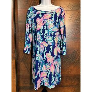 Lilly Pulitzer Women Medium Marlowe Dress in Going Costal Designer Beach…